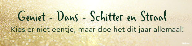 Kleine banner kerst oud